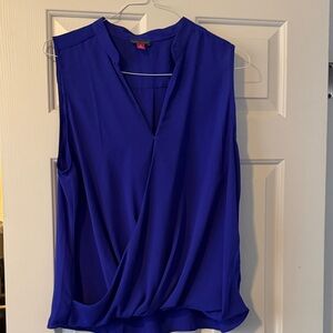 Vince Camuto Royal Blue Sleeveless Blouse